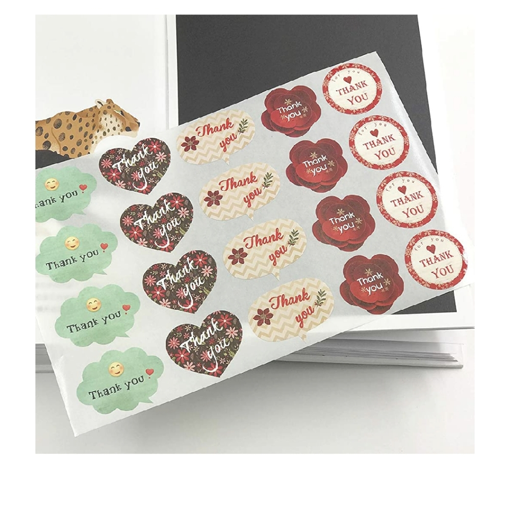 200 "Thank You" Stickers